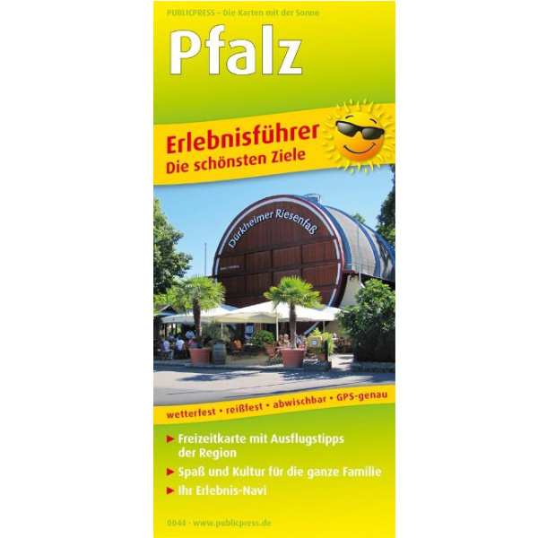 Pfalz Erlebnisführer Freizeitkarte 1160000